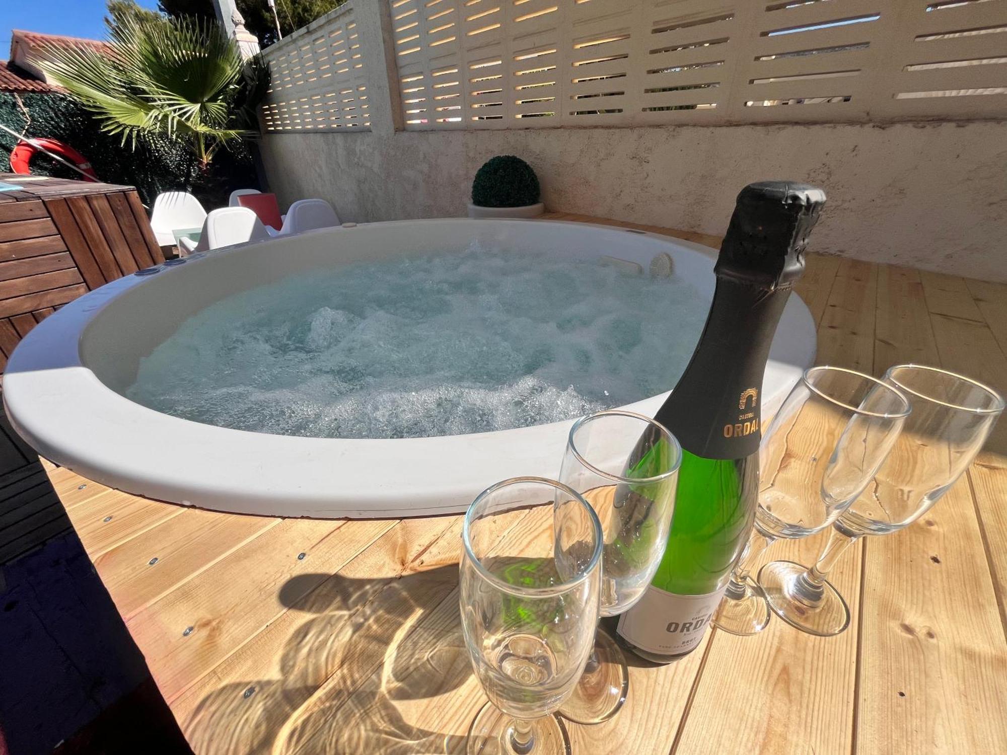 Calpe Chalet Privado Piscina A 5Min De La Playa Y Centro Jacuzzi Barbacoa Wifi Aire Exterior photo